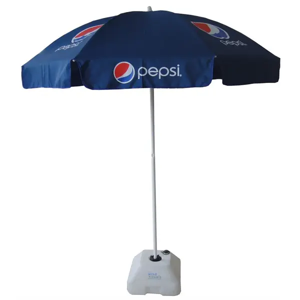 OEM printed beach umbrella promotional umbrella with company logo