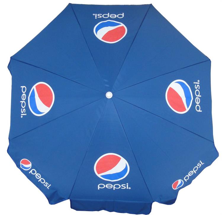 OEM printed beach umbrella promotional umbrella with company logo