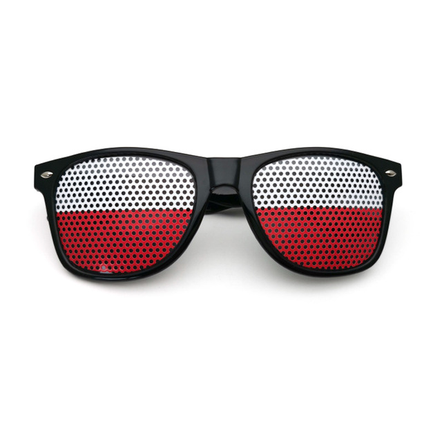 Cheap Euro Cup Football Fans Cheering UV Protection Sunglasses