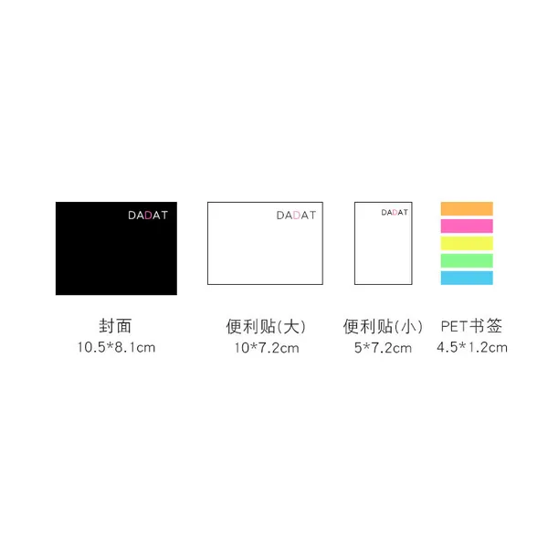 Customized print full color sticky note organizer/ memo note
