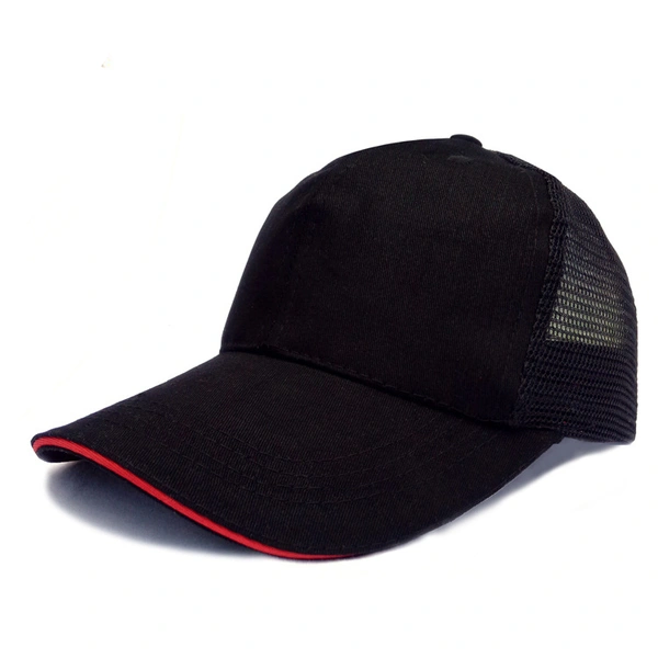 custom cotton plain distressed black mesh baseball trucker cap with applique logo