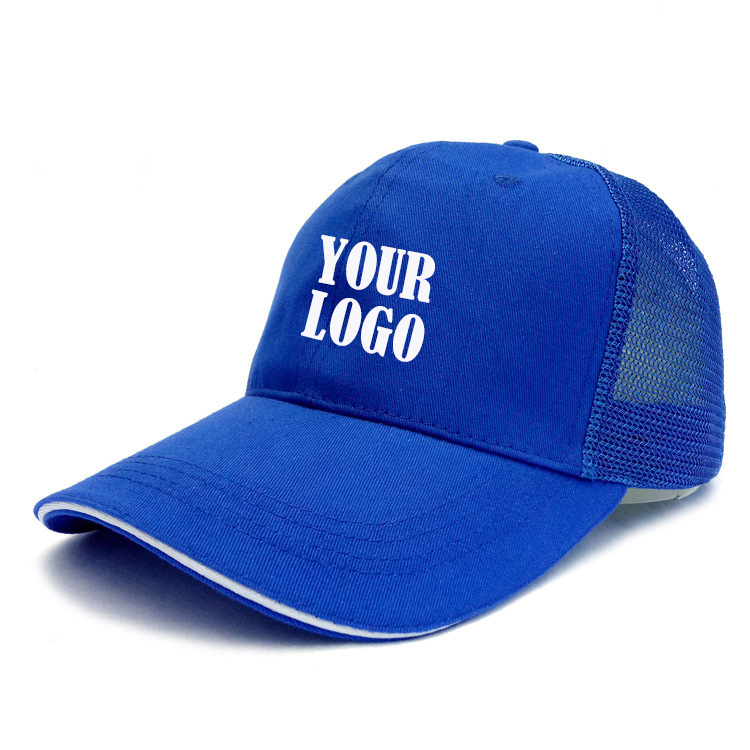 custom cotton plain distressed black mesh baseball trucker cap with applique logo