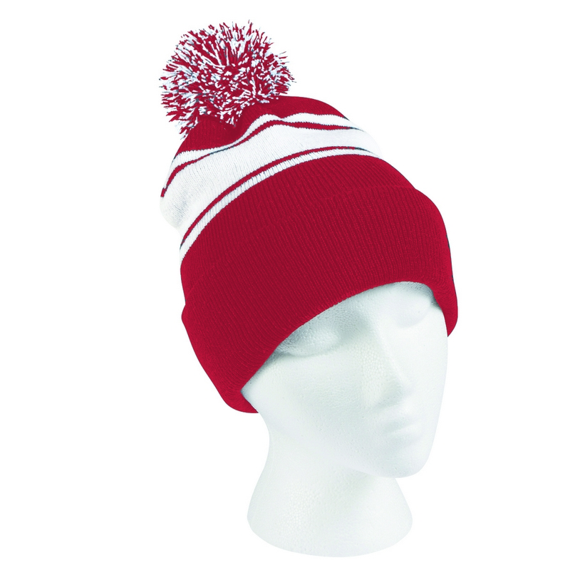 Beanie Hat 100% Acrylic Warm Knitted Beanie Hat with Custom Logo