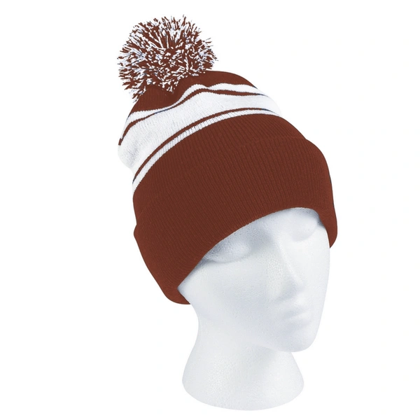 Beanie Hat 100% Acrylic Warm Knitted Beanie Hat with Custom Logo