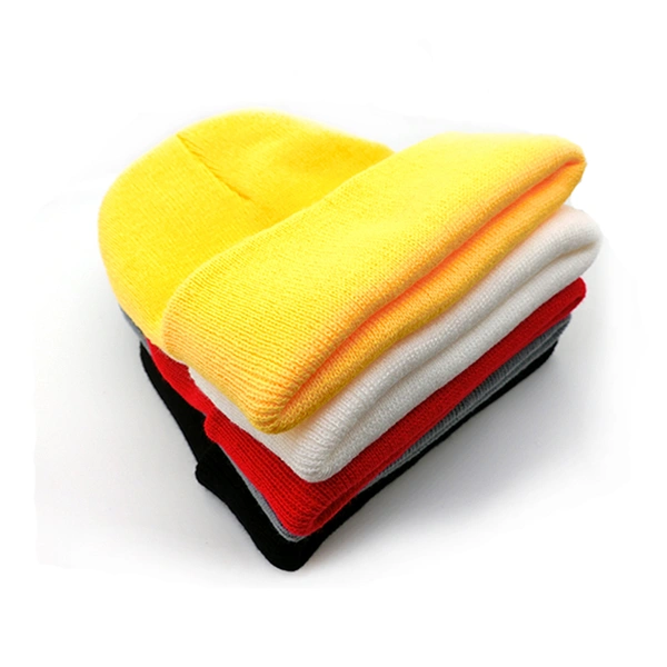 Custom Acrylic Beanie Hats Wholesale winter knitted hat
