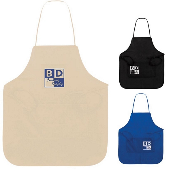 Wholesale Custom Logo Cotton Polyester Waterproof Chef Cooking Aprons