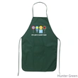 Custom high quality customized cotton fabric aprons with logo for sale