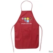 Custom high quality customized cotton fabric aprons with logo for sale
