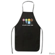 Custom high quality customized cotton fabric aprons with logo for sale