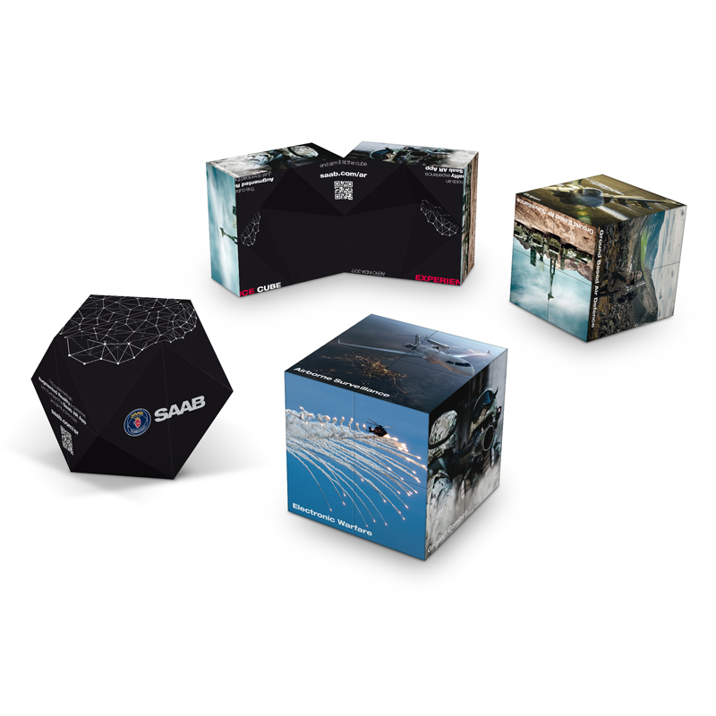 Custom 3D Folding Digital Magic Cube Puzzle Toys Rubikes Cube