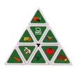 IQ puzzle train brain game 9.8cm pyramid triangle cube for kids