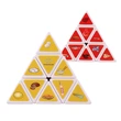 IQ puzzle train brain game 9.8cm pyramid triangle cube for kids