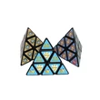 IQ puzzle train brain game 9.8cm pyramid triangle cube for kids