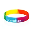 Cheap Promotional embossed debossed silicone rubber bracelet wristband