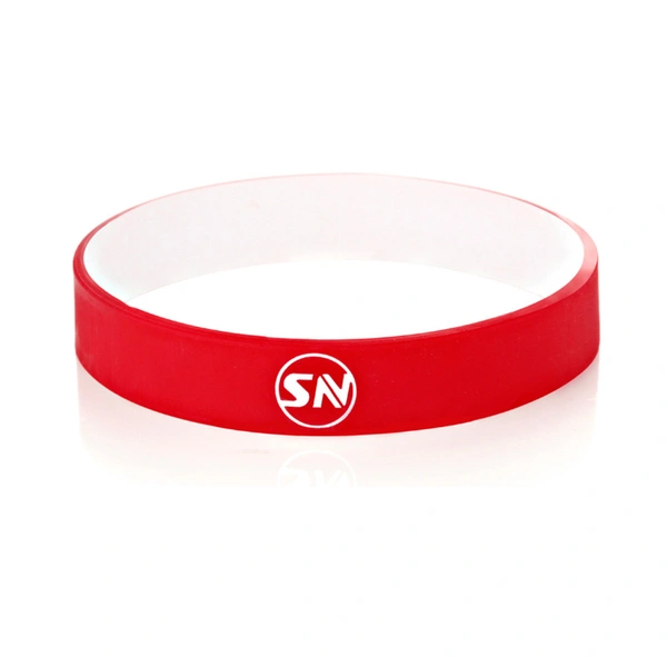 Cheap Promotional embossed debossed silicone rubber bracelet wristband
