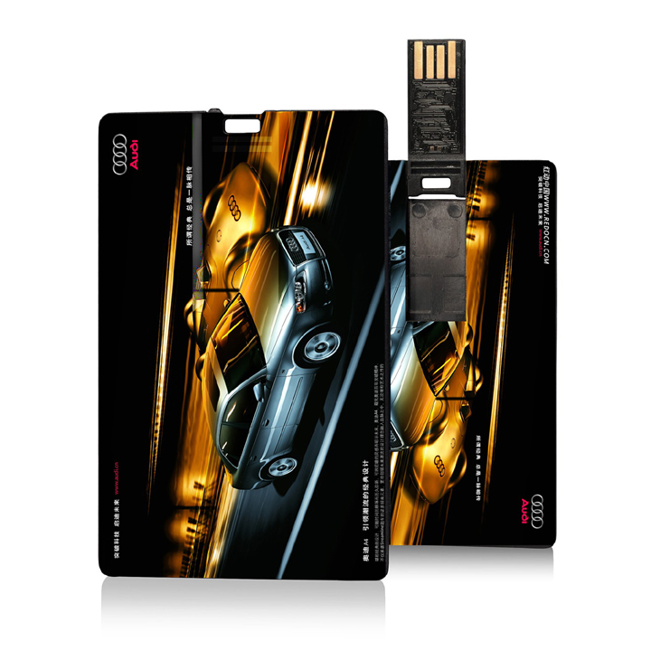 Full Color Printing Advertising Plastic Credit Card USB Flash Drive