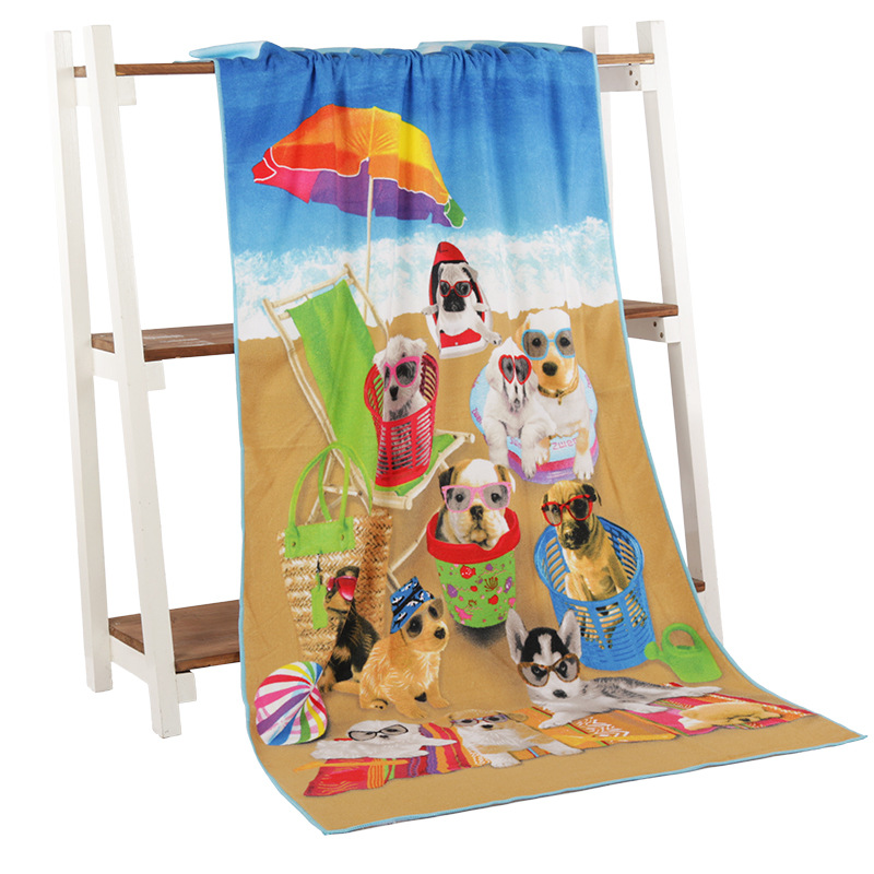 High Quality Shower Quick-Dry USA Flag Microfiber Beach Towel With Logo