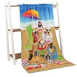 High Quality Shower Quick-Dry USA Flag Microfiber Beach Towel With Logo