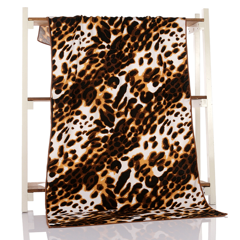 Printed Logo Striped Sand Free Quick Dry Swimming Pool Microfibre Beach Towel