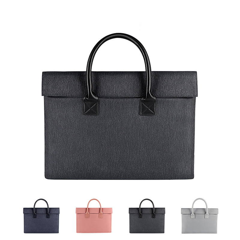 15.6 inch Lightweight Zipper Shockproof Custom Logo Laptop Bag