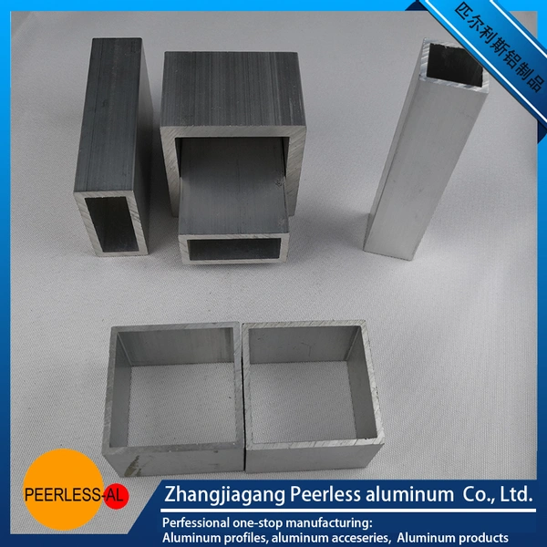 peerless-al extrusion alumium profiles:square tube,anodizing avaiable