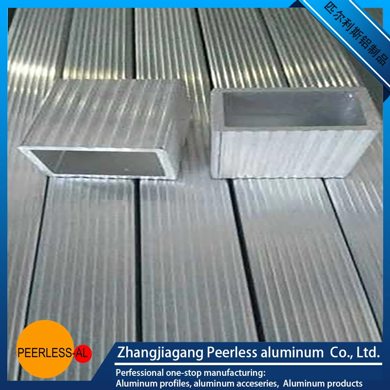peerless-al extrusion alumium profiles:square tube,anodizing avaiable
