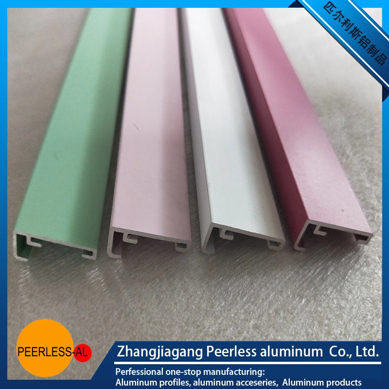 Powder coating aluminum alloy photo frame frame material