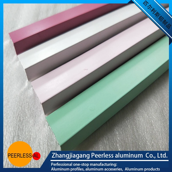 Powder coating aluminum alloy photo frame frame material