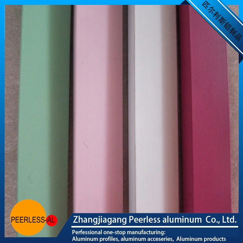 Powder coating aluminum alloy photo frame frame material