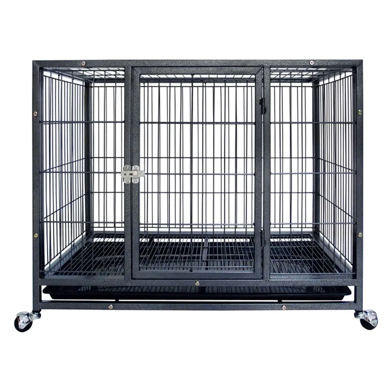Dog Cage Metal Crate for Large Dogs Pet Kennels House