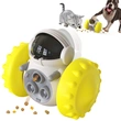 Interactive pet cat dog toy with food dispenser