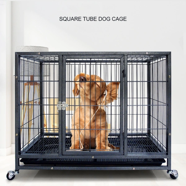 Dog Cage Metal Crate for Large Dogs Pet Kennels House