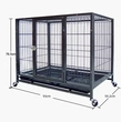 Dog Cage Metal Crate for Large Dogs Pet Kennels House