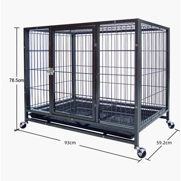 Dog Cage Metal Crate for Large Dogs Pet Kennels House