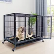 Dog Cage Metal Crate for Large Dogs Pet Kennels House