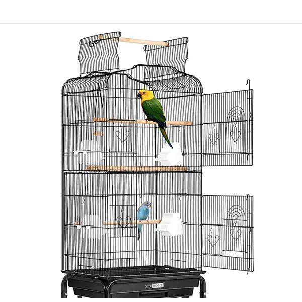 large wire bird cage for lovebird parrot accessories