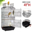 large wire bird cage for lovebird parrot accessories