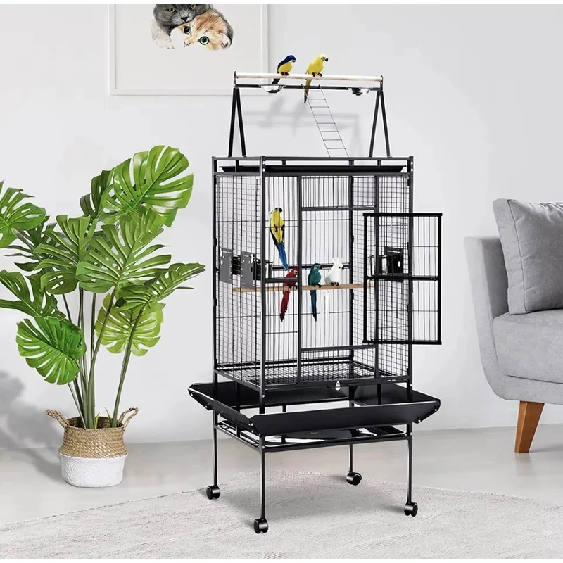 Iron wire breeding bird parrot cage
