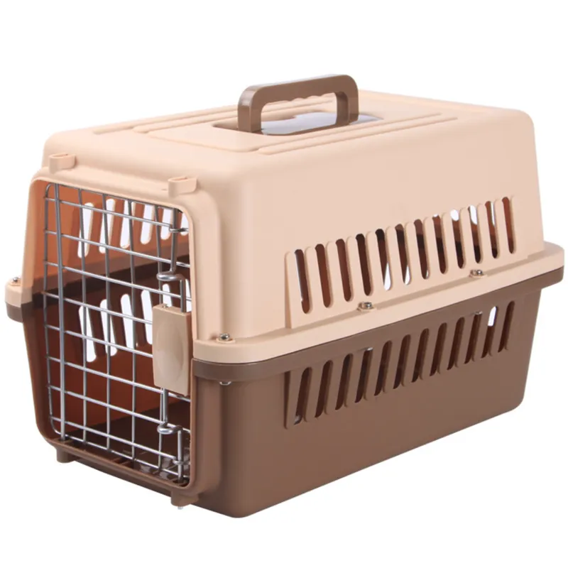 portable pet dog cat carrier cage