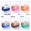 portable pet dog cat carrier cage