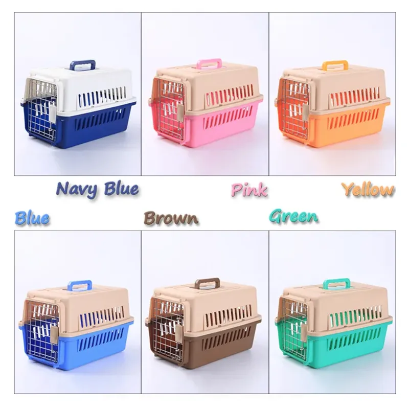 portable pet dog cat carrier cage