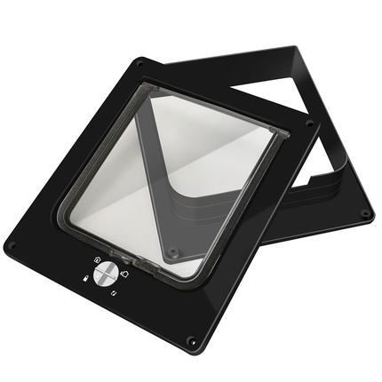 Upgraded Cat Door Size Flap Pet Door with 4-Way Rotary Lock for Cats Door