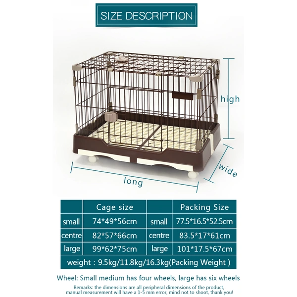 Stainless Large Dog Cages Crates