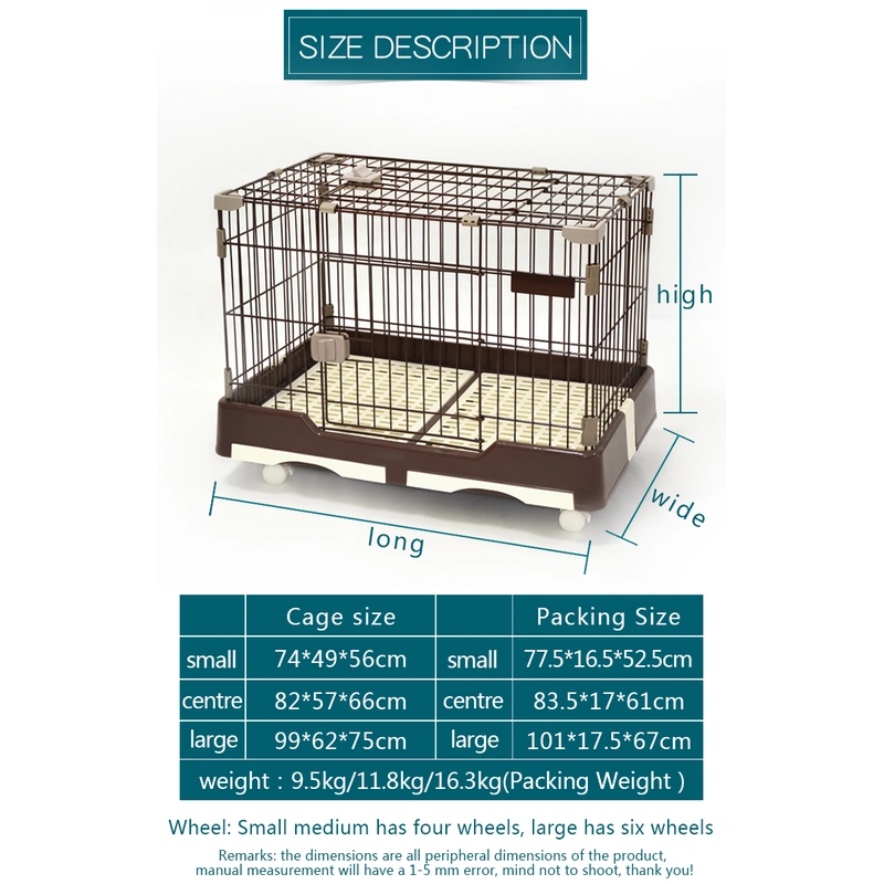 Stainless Large Dog Cages Crates
