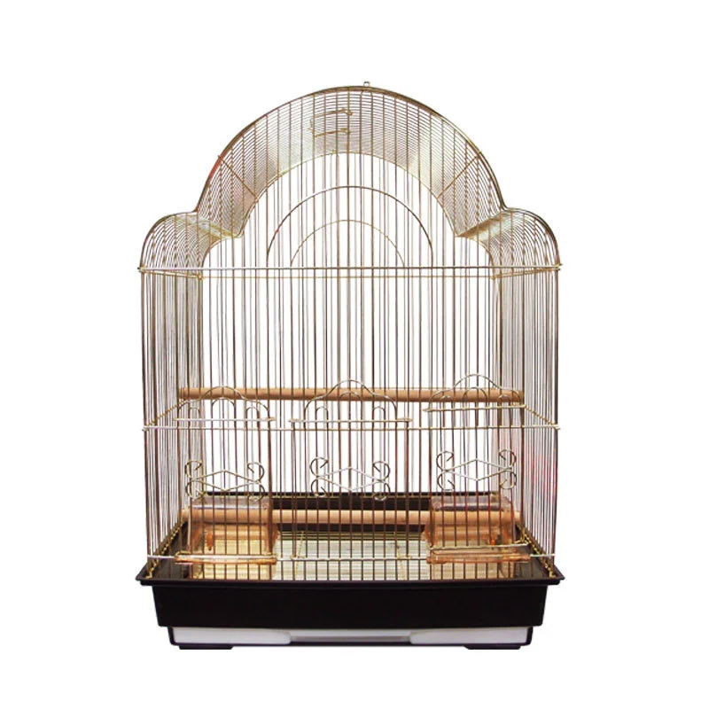 metal gold bird wire indoor cages