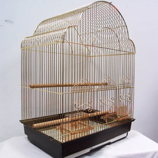 metal gold bird wire indoor cages