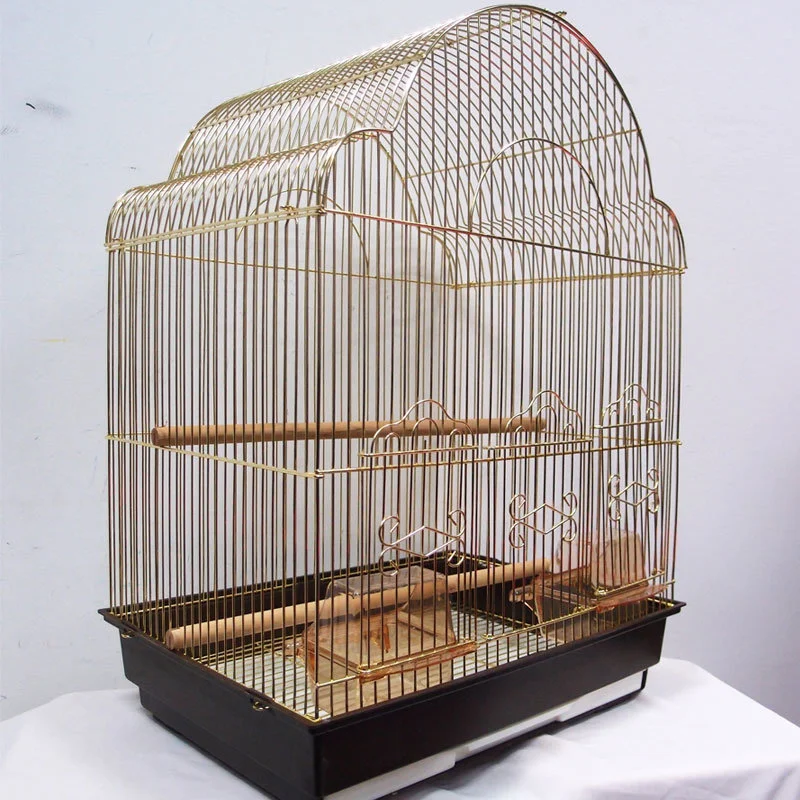 metal gold bird wire indoor cages