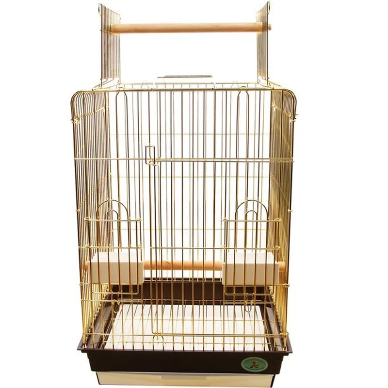 small bird cage with stand open top