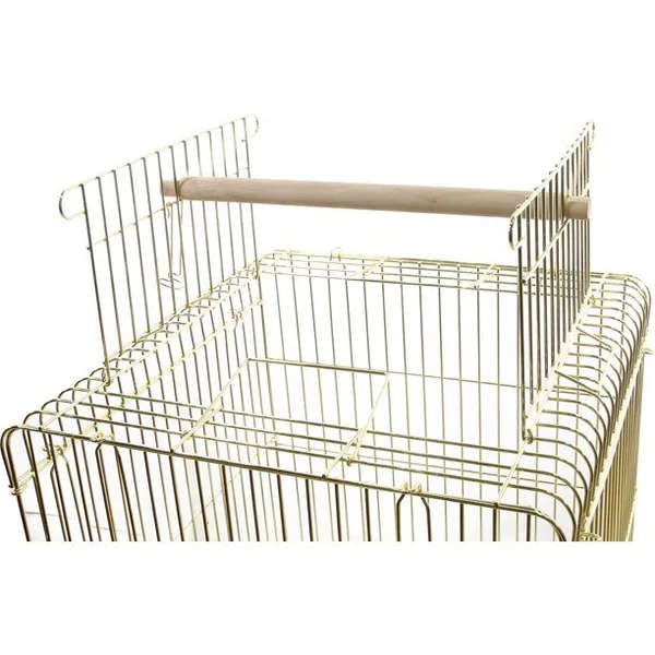 small bird cage with stand open top