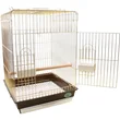 small bird cage with stand open top